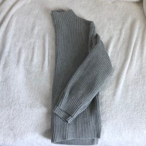 Grey pullover sweater